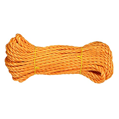 Connex DY2701321 Mehrzweckleine/Bootsleine, 10.0 mm x 30 m gefertigt nach EN 699, belastbar bis 180 kg, orange