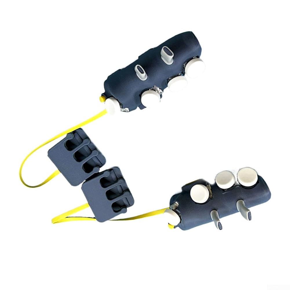 Marchfunny Botones de control de juego para tabletas, paquete de 6 unidades, material ABS, elegante diseño negro, control mejorado para juegos de ritmo rápido (12.4 ~ 13.5 pulgadas)