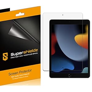 (3 Pack) Supershieldz Designed for iPad 10.2 inch (9th/8th/7th Generation, 2021/2020/2019) Screen Protector, High…