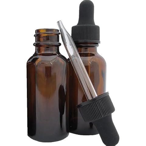 DropperStop 1oz Amber Glass Bottles Cover