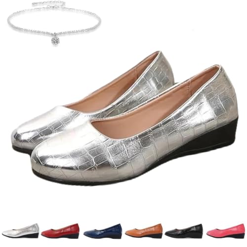 Zapatos ortopédicos de piel antirrozaduras y sin dolor de pies gracias a su cuña ergonómica
