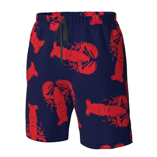 Boardshorts Red Lobster Men's Quick Dry Swim Trunks Beach Shorts4