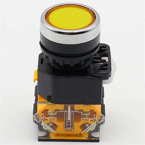 Interruptor de botón 22mm de alta resistencia 1NO 1NC mecanismo suave