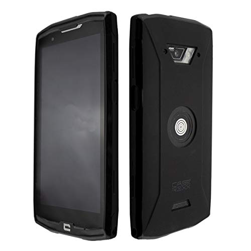 Coque pour Crosscall Core-X4, TPU-Housse Étui de Protection Antichoc pour Smartphone (Coque de Coloris Noir)