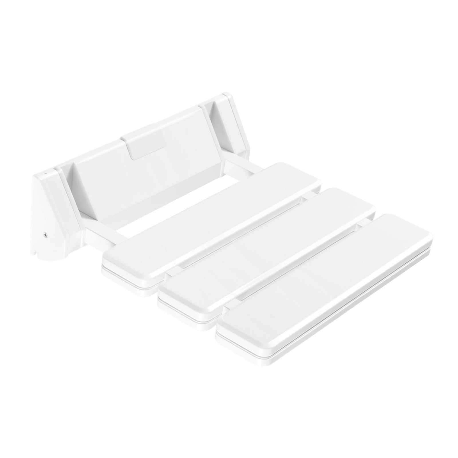 Asiento Ducha Pared Montada Asiento de Ducha Pared Plegable | Silla plegable Taburete de baño blanco antideslizante