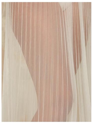 Verdusa Women's Mesh Sheer Lightweight Maxi Skirt A Line High Waist Flare Flowy Skirts3