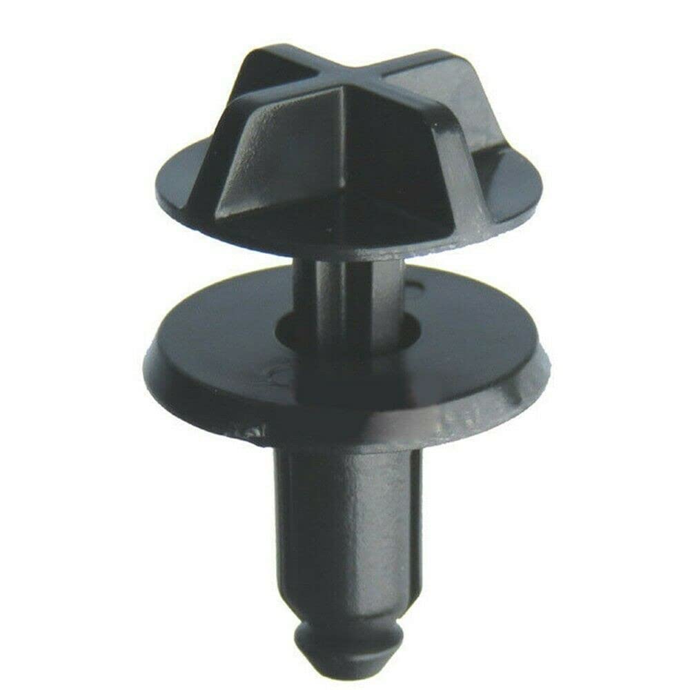 10 Clip Fermo Rivestimento Presa D'aria Coperchio Batteria Nere Per Range Rover Discovery Evoque: Ricambio Plastico Auto Di Alta Qualità - 3