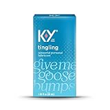 K-Y Tingling Lubricant, Personal Lubricant, Water-Based Formula, for Men, Women and Couples, 1.69 FL...