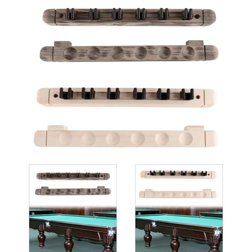 Porte-queues de billard support mural gris étagère accessoires - 6