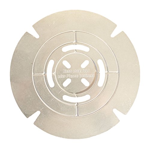 JOSKO Produkte Gasplatte, Gasreduzierer, Aluguss, Silber