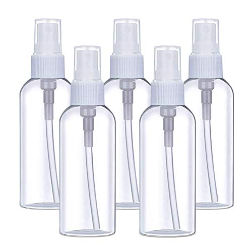 5 Packs Spray Bottle, 3.4oz (100ML) Leak Proof Travel Bottles for Makeup Cosmetic