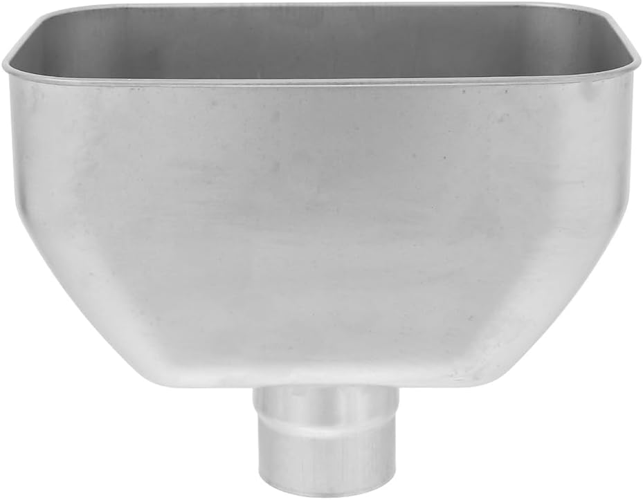 DOITOOL Stainless Steel Downspout Adapter Rain Gutter Connector for Roof Drainage 3" Drain Pipe, Universal Water Drop Bucket Rainwater Diverter, Heavy Duty Gutter Extension Fitting