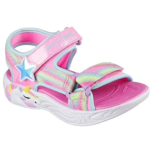 SKECHERS Girl's Unicorn Sandal-Dream Sneaker