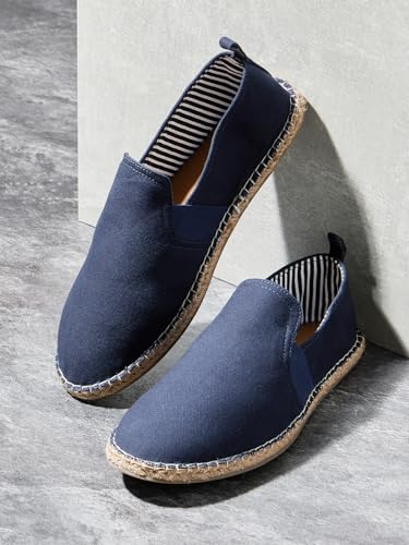 Image of Styli Men Espadrilles | Casual Slip-On Loafers | Lightweight & Comfortable Everyday Shoes