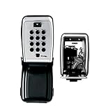 MASTER LOCK Push-Button Key Safe Wall Mounted, Medium 79 x 117 x 52 mm, Outdoor, Mounting Kit, for Home Office Industries Vehicles