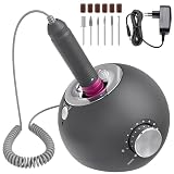 Delanie Nagelfräser 35000 U/Min für Gelnägel Polygel, 6 in 1 Leise Elektrische Nagelfeile Maniküre Pediküreset ...