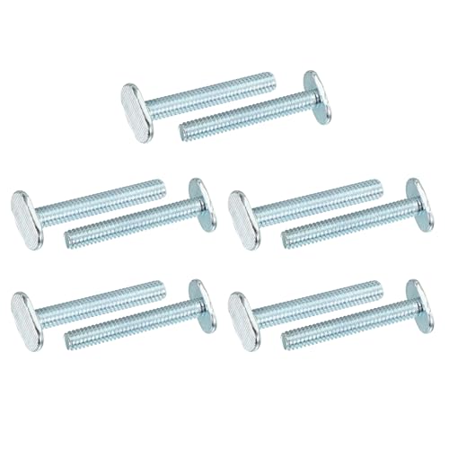 PATIKIL 1/4"-20 T Track Bolts T-Slot Kayak Rail Bolt Accessories 10PCS