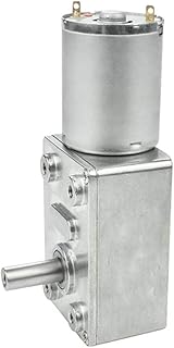 ELLANA Turbine Speed Worm Gear Motor, Curtain Robot, JGY370 Mini Motors, 6v Motor, Dc Motor, Motors Day Gifts, Dual axis High Torque Worm controllable (Color : Single axis, Size : 210rpm)