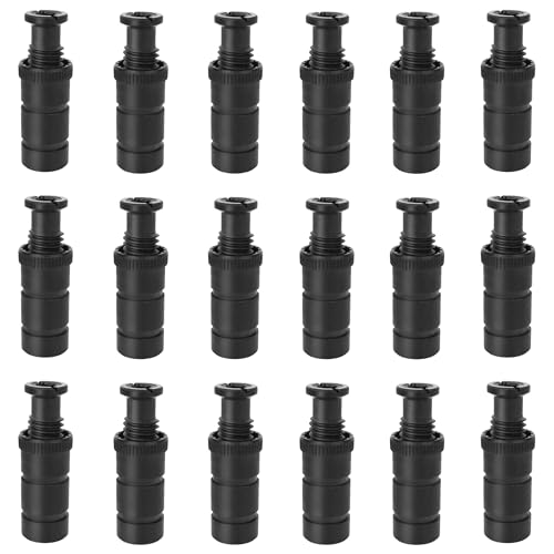 VELLRYU 18 Pack Pool Cover Anchors for Inground Pools,Durable PPS Anchors for Concrete & Paver Decks,Rust-Resistant & Easy to Install,Fits Standard 3/4