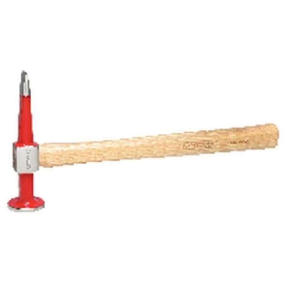 KS Tools Panel Beaters Pick Hammer Straigh Head, Round/Flat Point, 325mm, Clear