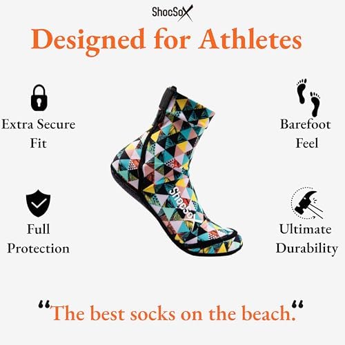 ShocSox unisex-adult Beach Socks Beach Volleyball and Sand Soccer Socks
