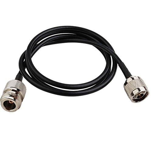 3.3ft Rf WireConnector N Female to N Male Straight Assembly Extension Coaxial Cable Rg58 100cm for Wireless Antenna Ships from USA
