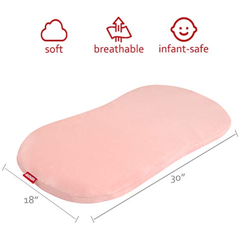 Flannel Bassinet Fitted Sheets, 100% Cotton Flannel, Compatible With Halo Bassinest Swivel Sleeper, Fitted Hourglass Bassinet Mattress Sheet, Soft Breathable Baby Cradle Sheet Warm, Pink #TOP4