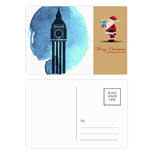 Cartes postales Père Noël de Londres : lot de 20 à glisser sous le sapin en famille