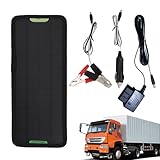 -Batterieerhaltungsgerät,-Erhaltungsladegerät | 5W Solarbatterie-Wartungsgerät,Wasserdichtes Erhaltungsladeset, 12 V, Einfach Zu Installierendes Autoladegerät Für Motorräder, Rasenmäher