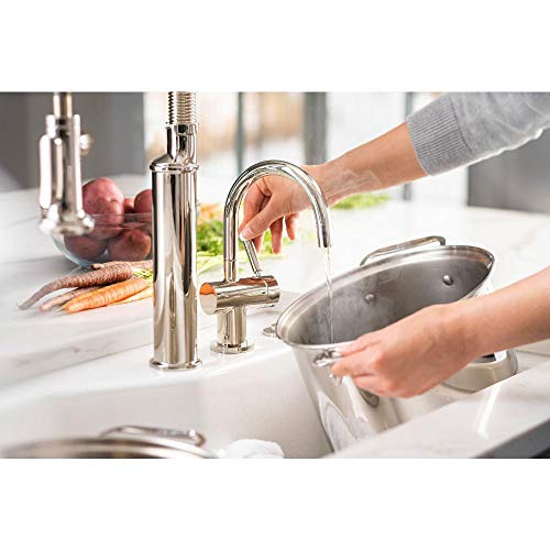 Image of InSinkErator F-H3300PN Indulge Modern Hot Water Dispenser Faucet, Polished Nickel