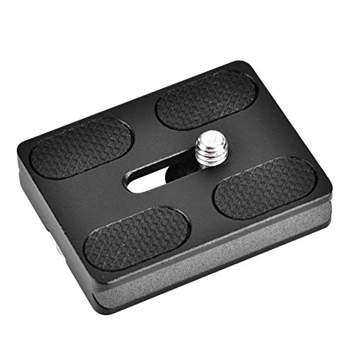 Płyta zwalniająca EBTOOLS do TRIOPO, aluminiowa płytka szybkiego uwalniania ze śrubą 1/4 cala do statywu Arca Benro z głowicą kulową SLR (PU50)