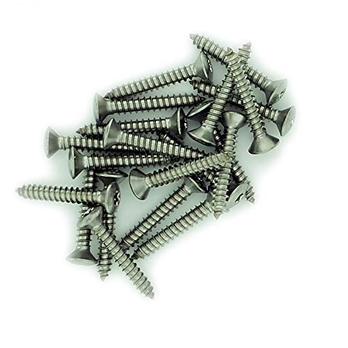 No.14 x 1.975 (6.3mm x 50mm) TX Raised Countersunk Self-Tapping Screw - Stainless Steel (A2) (Pack of 20) - Image 3