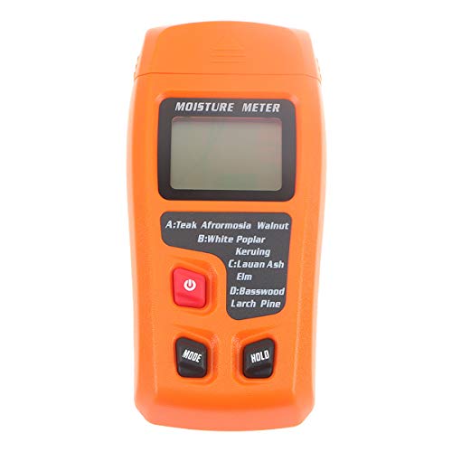 Wood Moisture Content Tester Practical Moisture Meter Practical Humidity Tester Without Battery Orange Creative Home Decoration