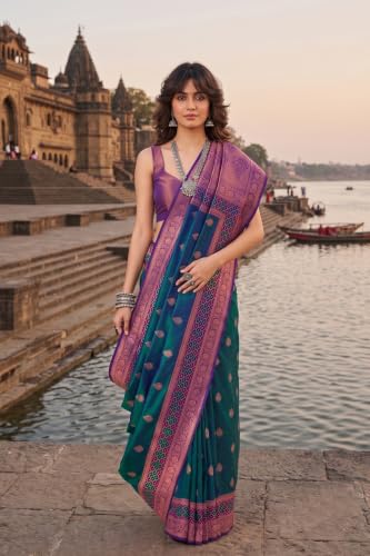 Monjolika Fashion kanjivaram silk saree in soft silk – image 4