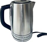 GIVENEU Electric Kettle, Stainless Steel Tea Kettle,...