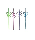 Butterfly Straws 6 pcs