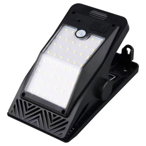 Lampe à pince solaire anti-obscurité applique 46LED automatique étanche pour patio