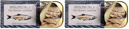 Fangst Brisling No. 2 | Tinned Nordic Sardine Smoked Over Beech Wood | 1 x 100g Can (Pack of 2) image 3