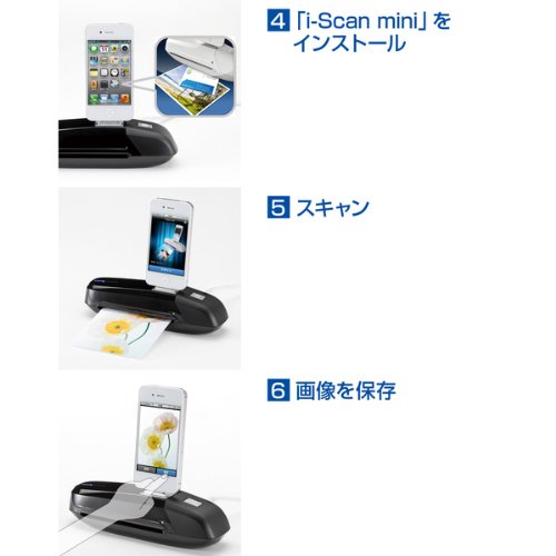 Amazon | SANWA SUPPLY iPhone・iPod touch専用スキャナー PSC-IP9BK