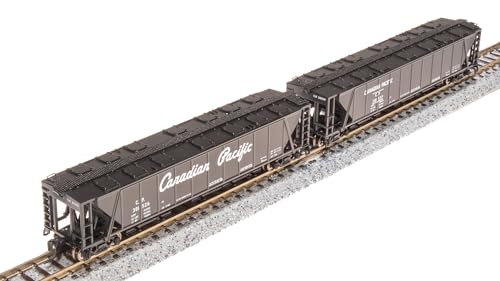 Broadway Limited 7260 H32 Covered Hopper, CP, Variety 2-Pack, N Scale (Fantasy Paint Scheme)