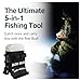 Rod Bud™ - The Ultimate 5 in 1 Fishing Tool, Perfect for Ice, Fly and Summer Fishing! - (Line Cutter, Hook Eyelet Threader, Hook Eyelet Cleaner, Line Trimmer, Hook Sharpener)
