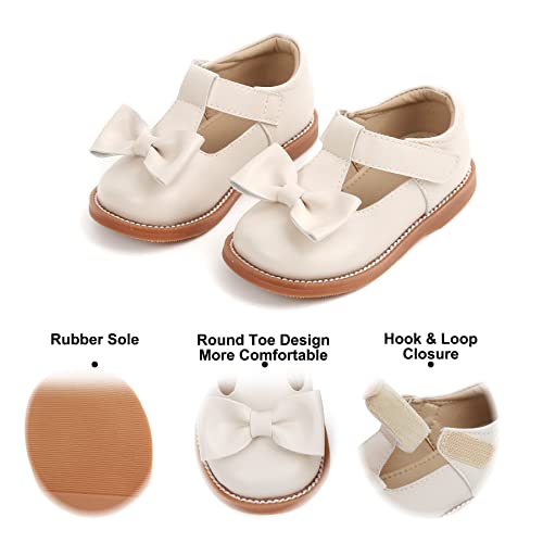 Image of Felix & Flora Toddler Little Girl Mary Jane Dress Shoes - Ballet Flats for Girl Party School Shoes