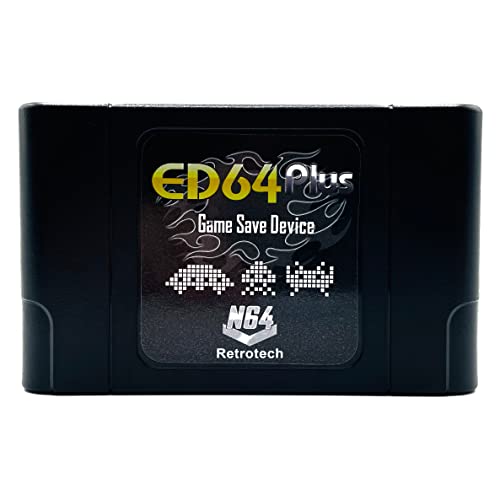 Retrotech ED64 Plus 340 en 1 cartucho de juegos múltiples para consola de videojuegos Nintendo N64
