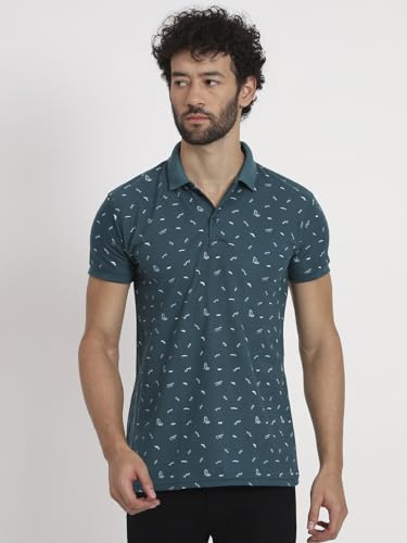 Image of Men Cotton Half Sleeves Regular FIT Polo T-Shirt