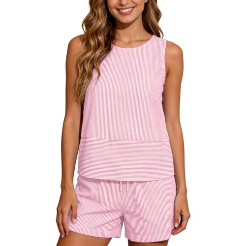 Ensemble short femme chic et élégant deux pièces débardeur d'été