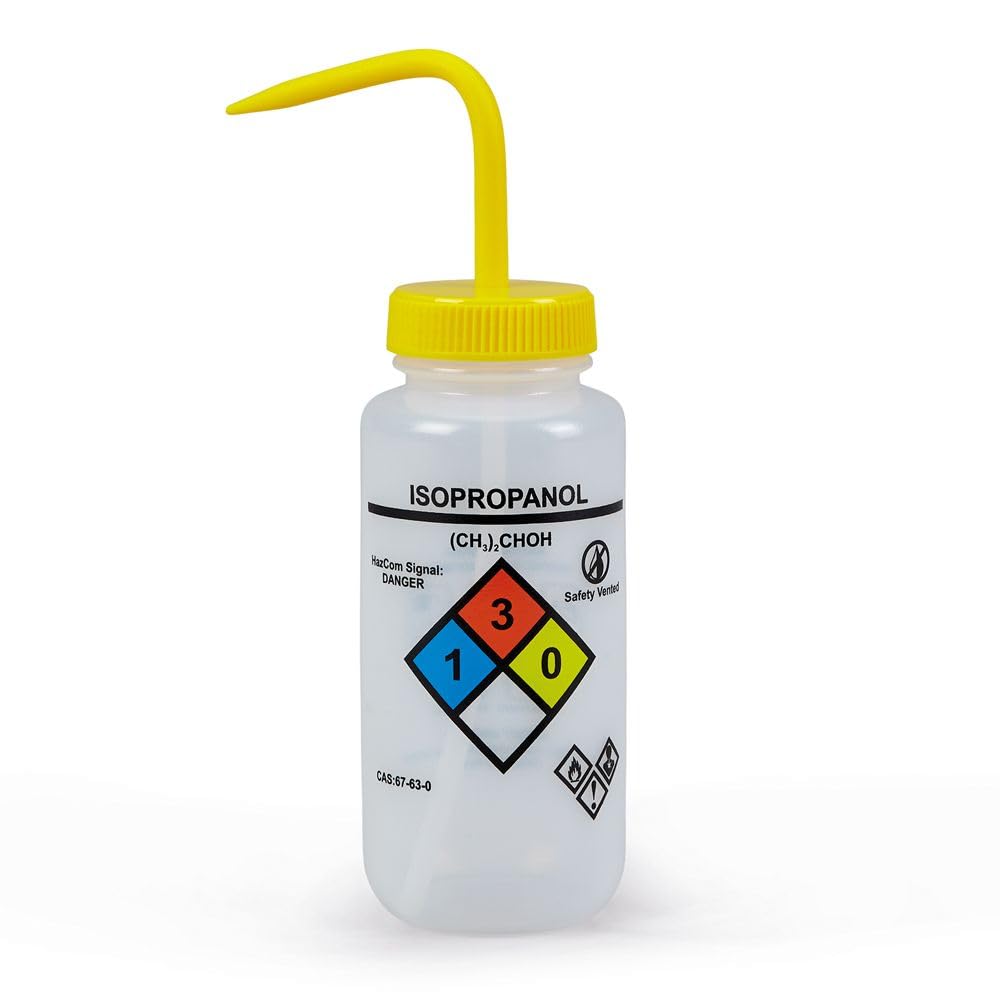 Wash Bottle, Widemouthed, For Isopropanol, 500 Ml