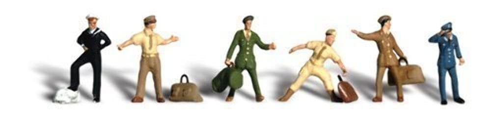 Woodland Scenics Uniformed Travelers HO Scale