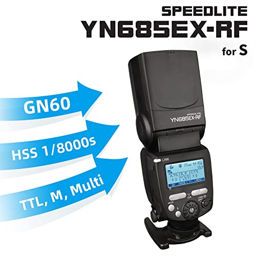Yongnuo Yn685Ex-Rf Gn60 Wireless Ttl Hss Flash Speedlite + Yn32-Tx Wireless Ttl Flash Transmitter Trigger For Sony Mi Hot Shoe Cameras #TOP1