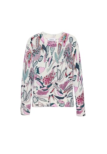 Desigual Damen Woman Flat Knit Thin Gauge Pullover Sweater, Weiß, XS EU – Ansicht 1