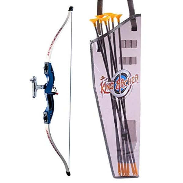 Sunbary Juego de dardos y arco para niños con 6 dardos con ventosa y diana para niños a partir de 5 años